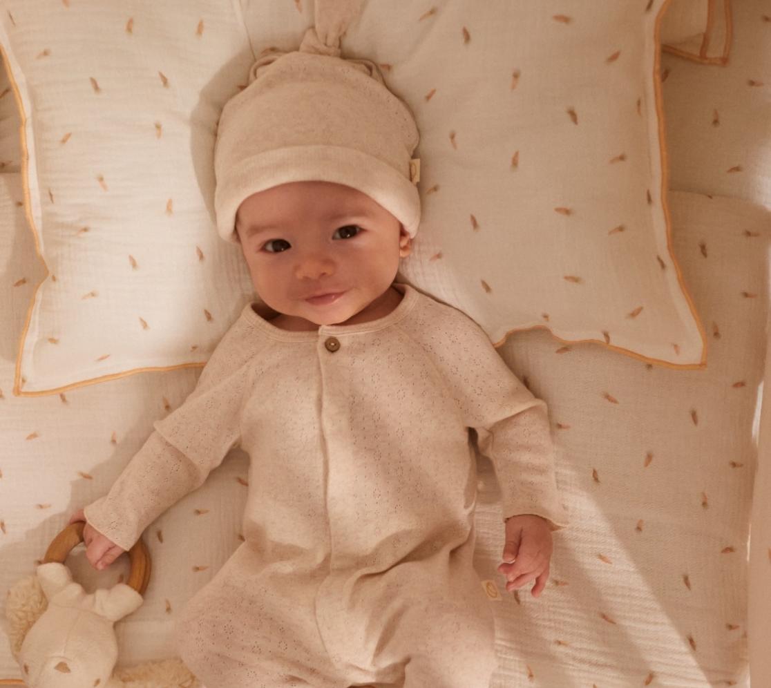 Ensemble de Lit Bébé Carottes | Coton Mousseline