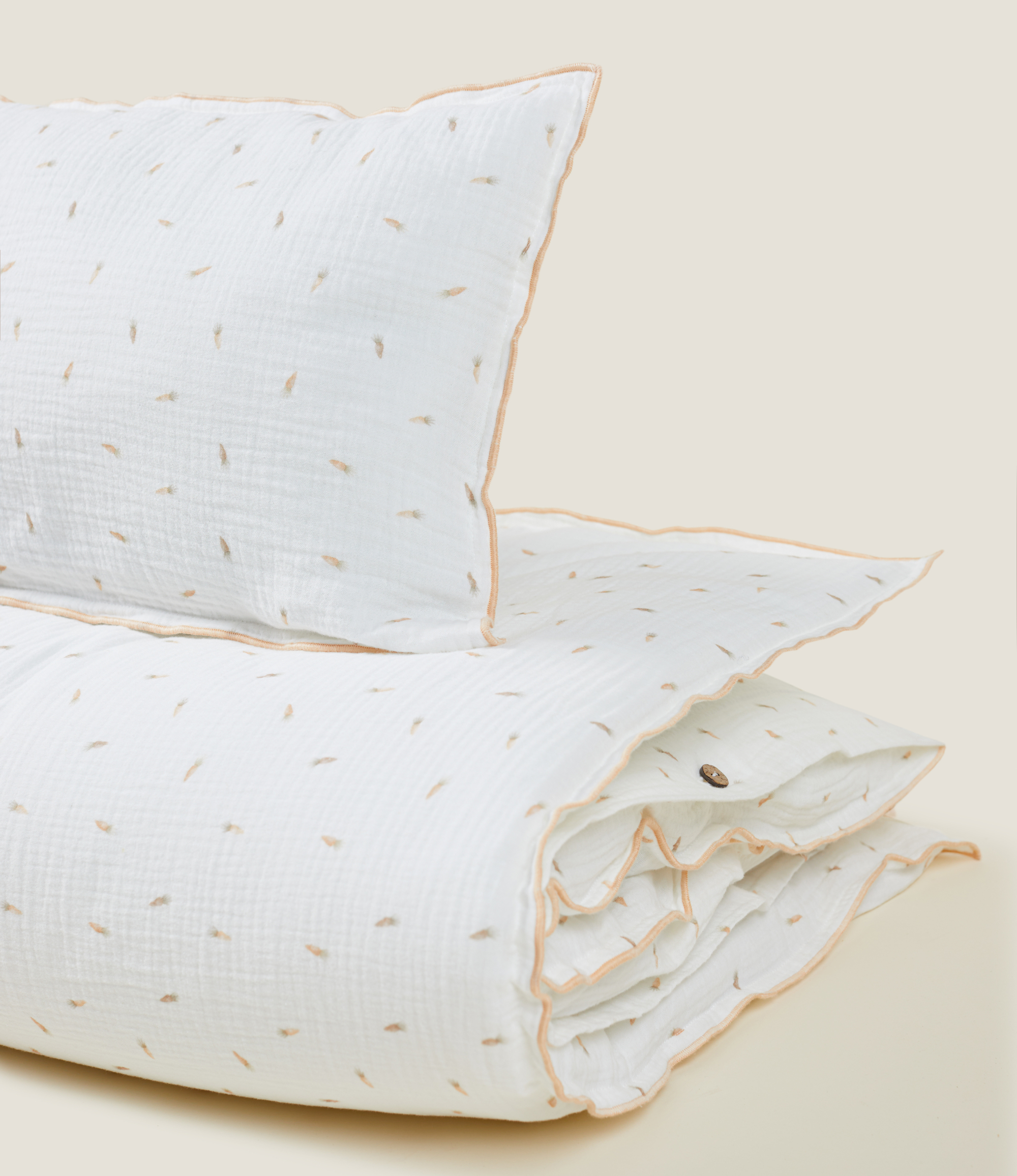Ensemble de Lit Bébé Carottes Couette