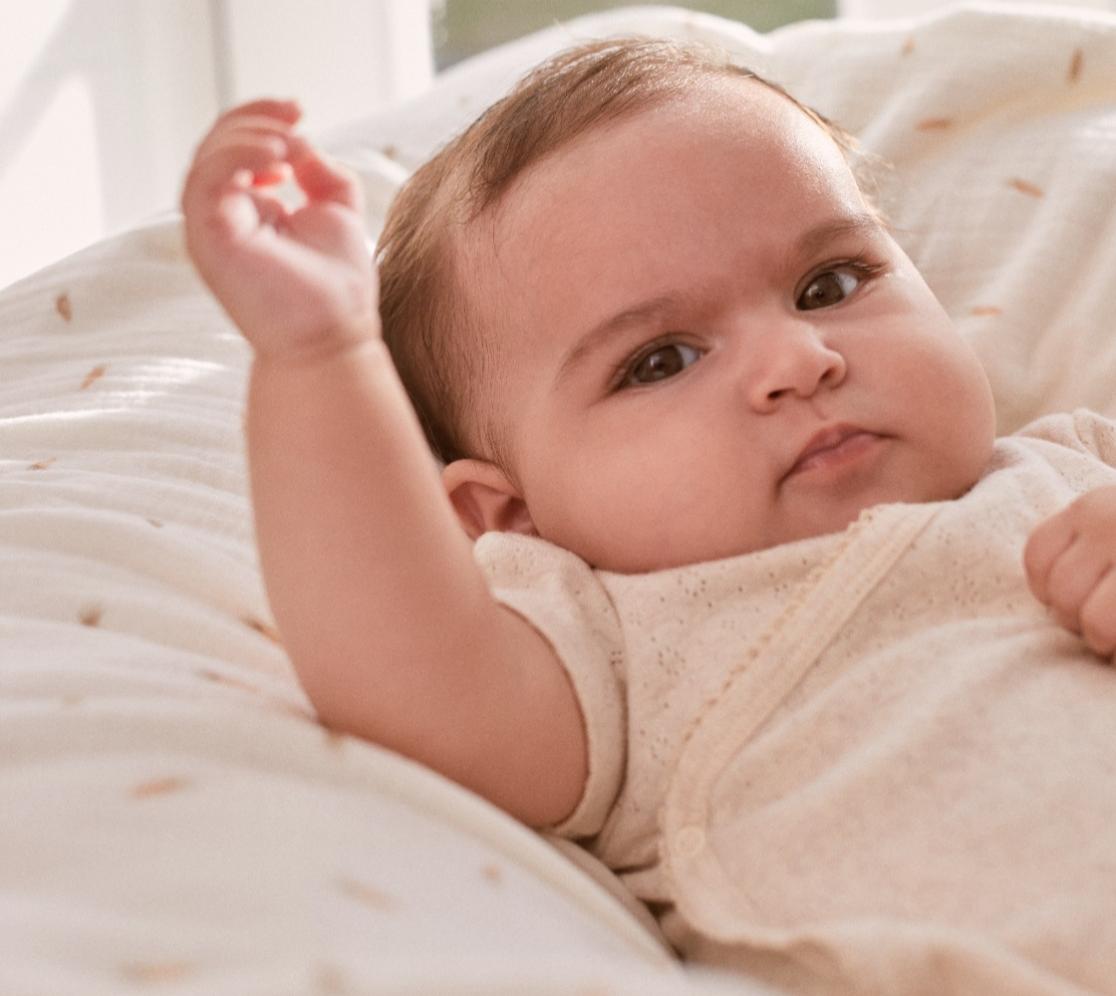 Pijama Bebé Pointelle | 3-6 mesues