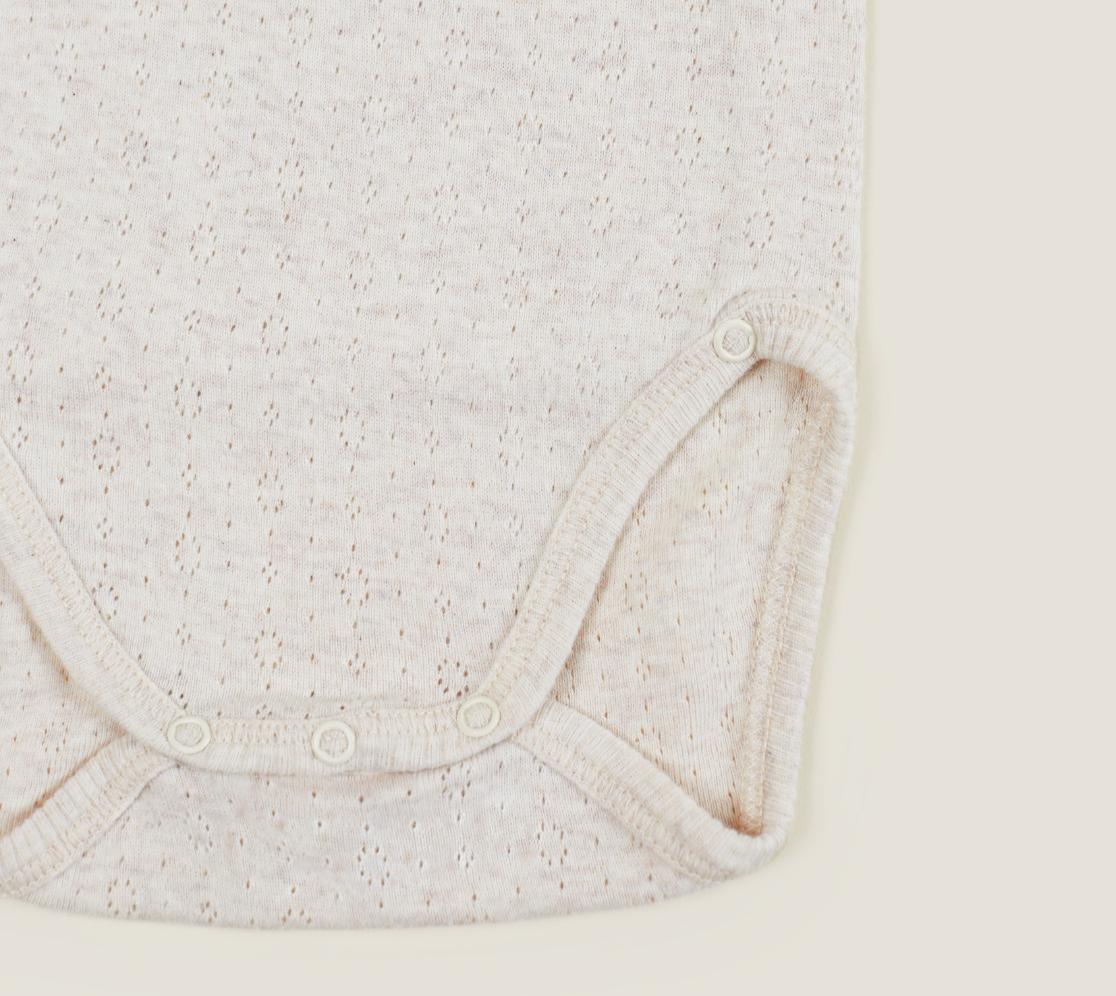 Pijama Bebé Canalé Pointelle | Ropa | Ropa de dormir (Pijamas) | Avena jaspeada