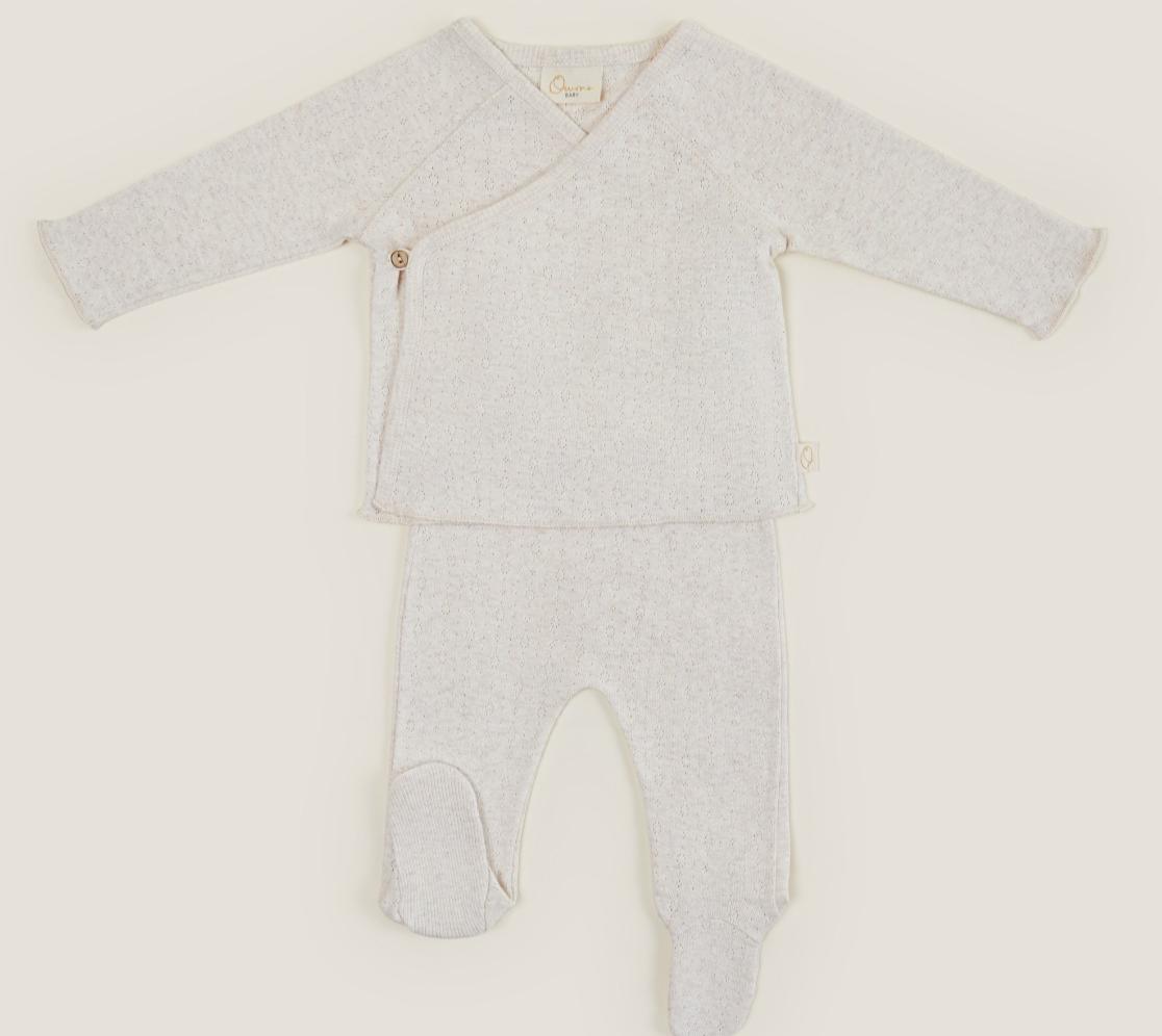 Conjunto Bebé Canalé Pointelle