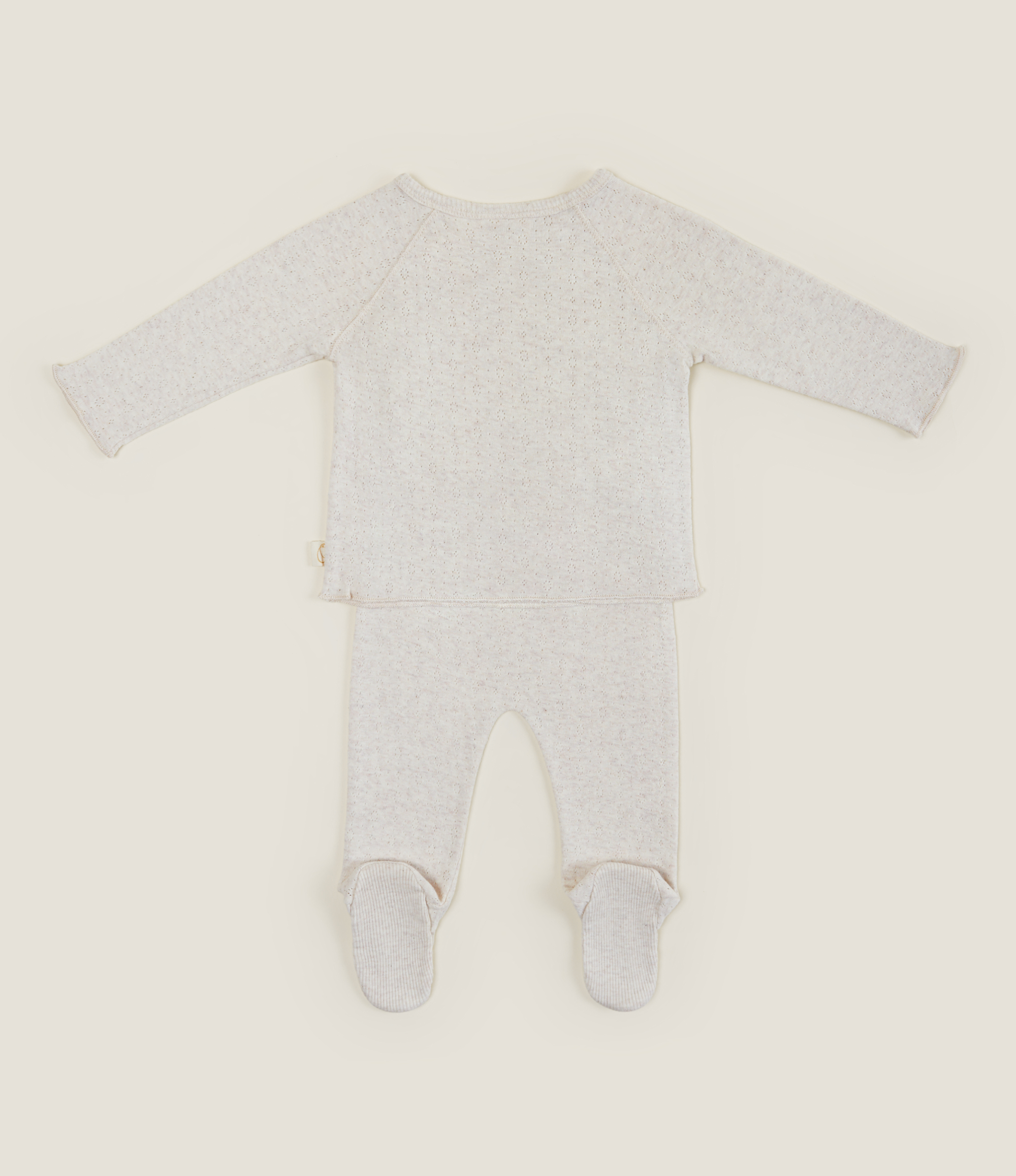 Conjunto Bebé Canalé Pointelle | Ropa | Ropa de dormir (Pijamas)