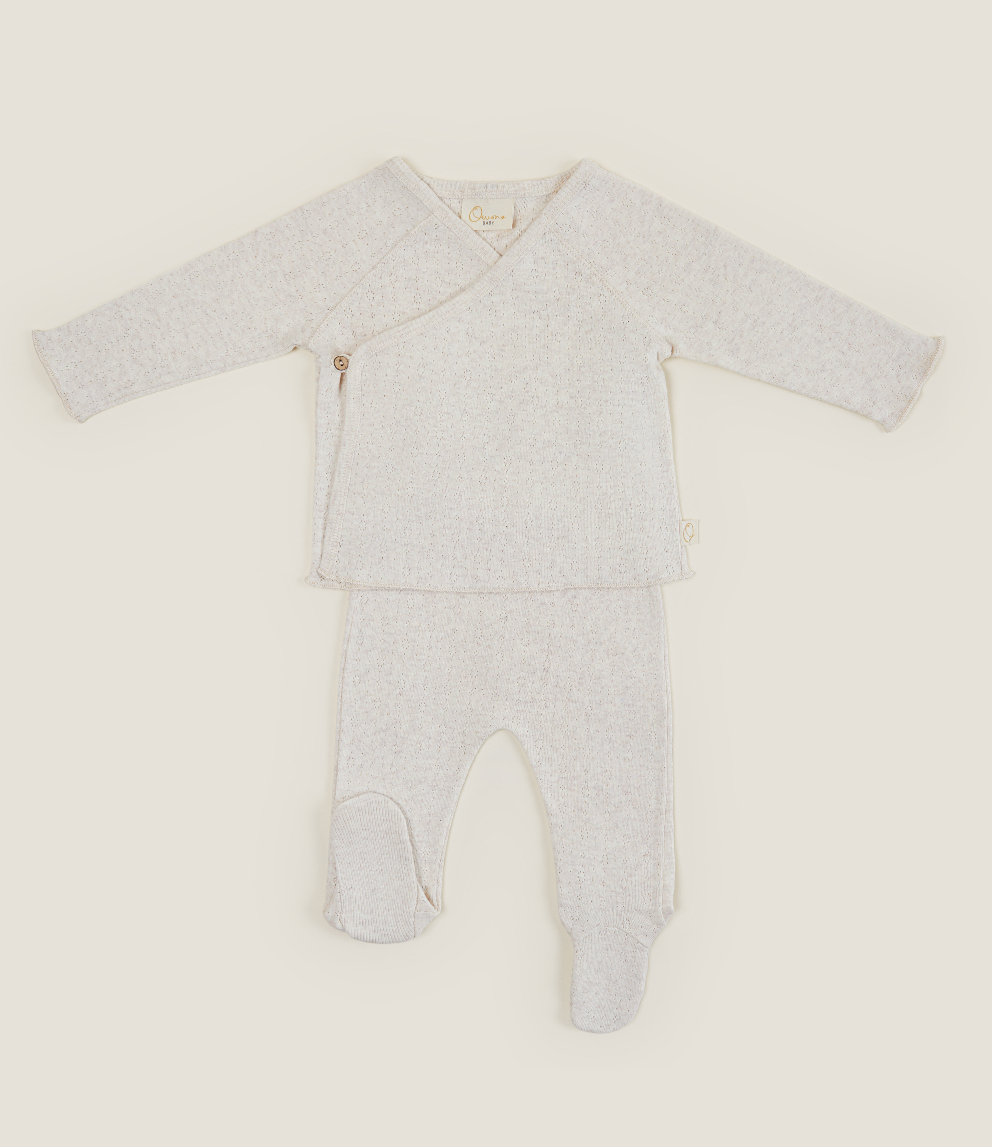 Conjunto Bebé Canalé Pointelle