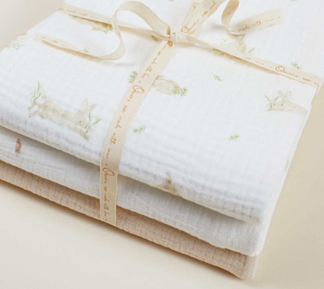Muslin Cloths Set of 3 | Clothing | Clothes