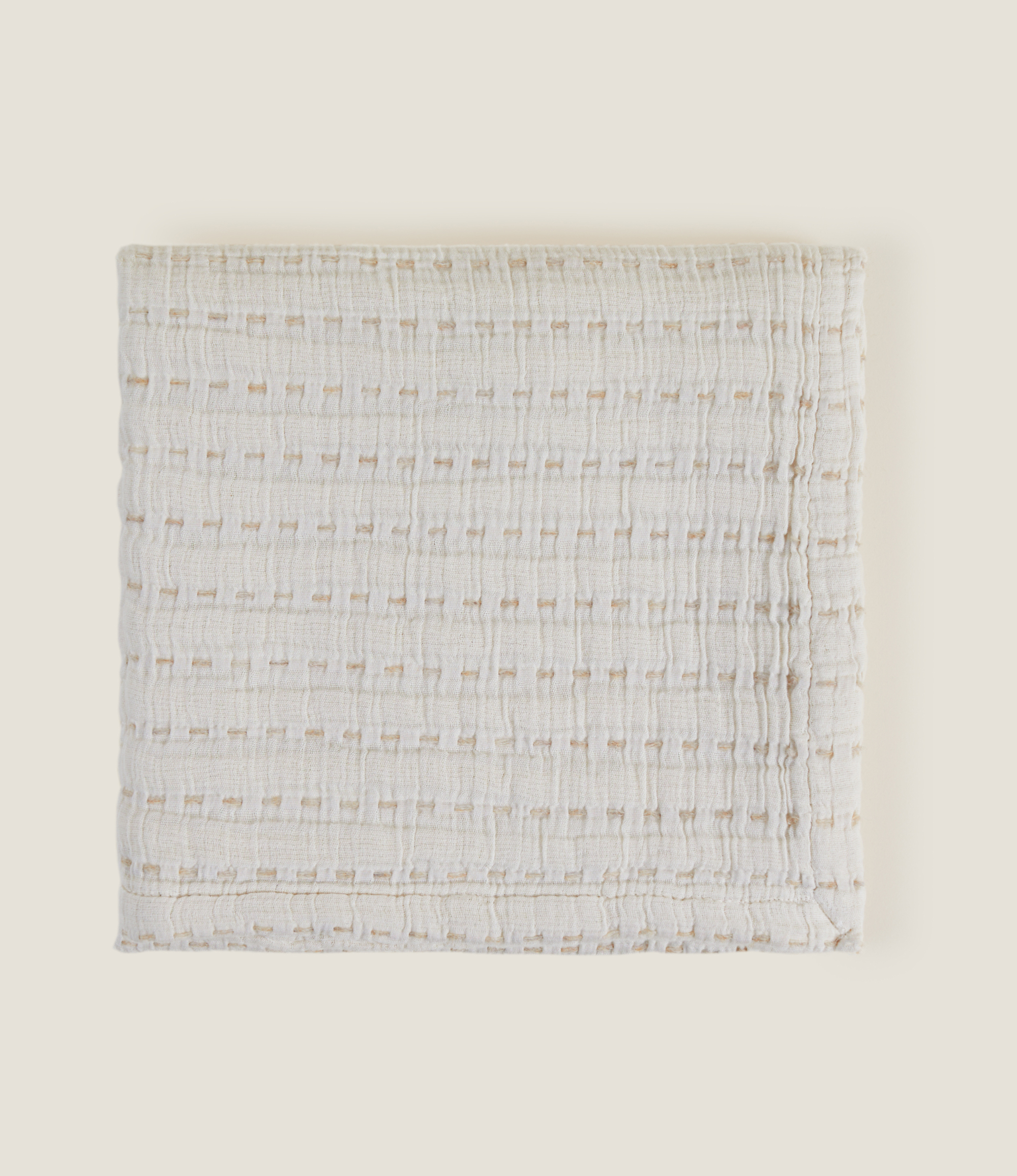 Maison | Swaddle mit Pompons | Brique Mélangé