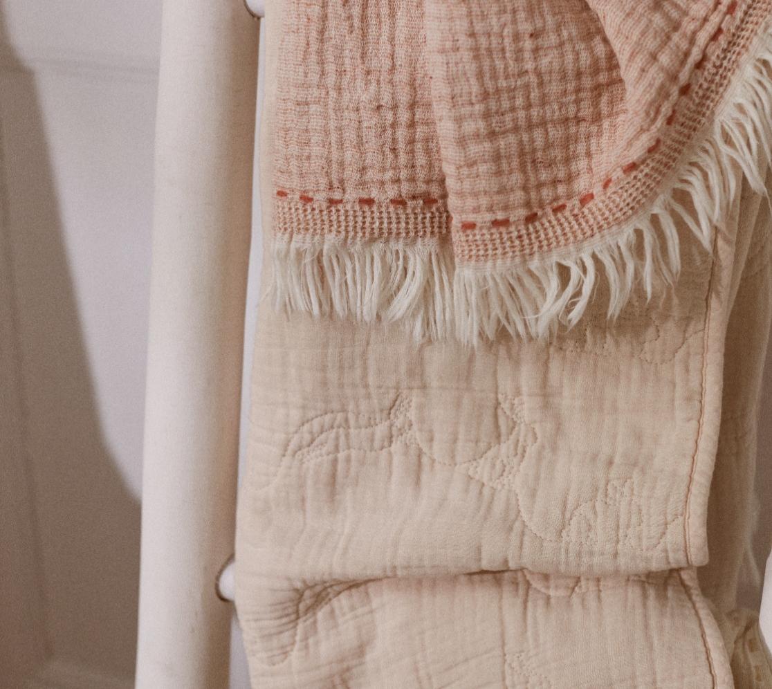 Swaddle Mélange | Maison | Brique Mélangé | 78cm x 107cm